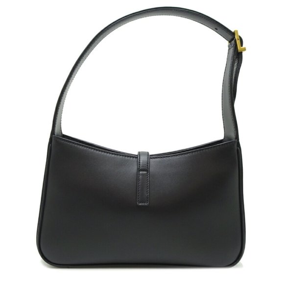 SAINT LAURENT LE5A7 Hobo Shoulder Bag 657228 Black Leather - Picture 2 of 9